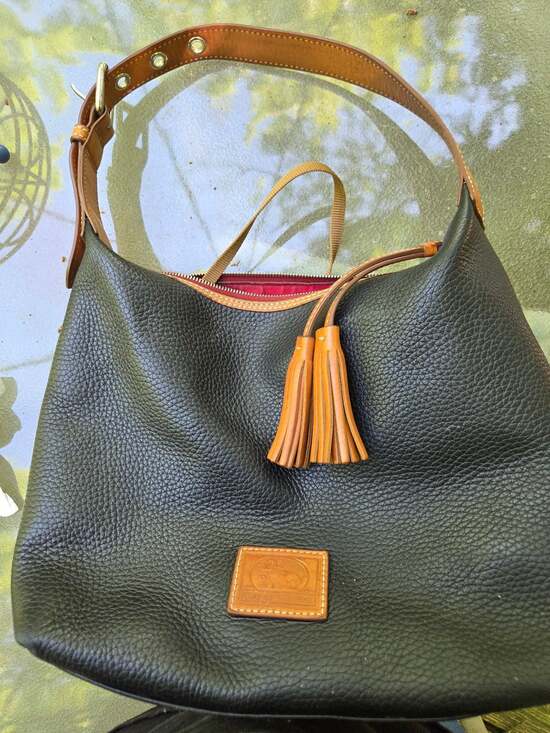 Dooney & Bourke Handbags - Dooney & Bourke Pebble Grain Leather Paige Sac Hobo Bag